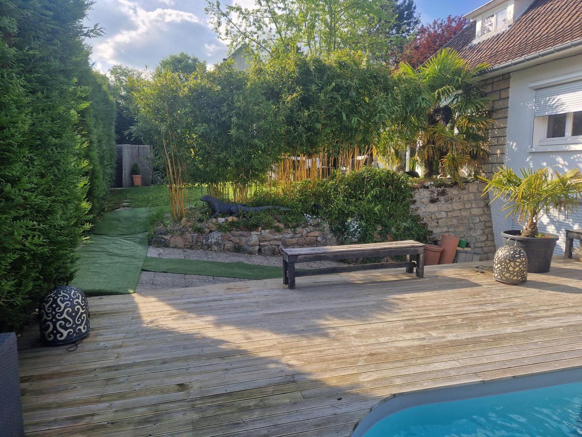 La Serenite Balinaise, Chambre Et Sdb Privee, Jardin , Piscine Et Jacuzzi En Saison, Pres De Chantilly, Parc Asterix Et Cdg Et Paris En 20' Orry-La-Ville Extérieur photo